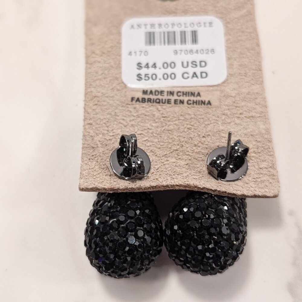 Anthropologie The Petra Drop Earrings: Pavé Edition - Picture 3 of 6